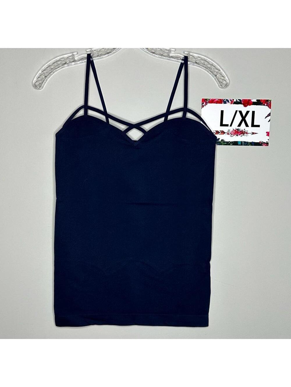 Navy Blue L/XL Zenana Outfitters cage tank Large/ X-Large